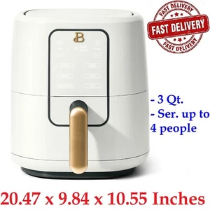 3 Qt Air Fryer with TurboCrisp Technology, White Icing by Drew Barrymore - Picture 1 of 12