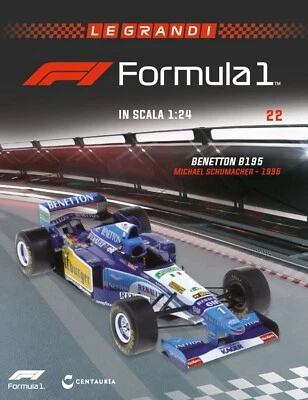 NEW 1:24 F1 BENETTON B195 - Michael Schumacher 1995 ALTAYA +Mag. no Minichamps - Immagine 1 di 4