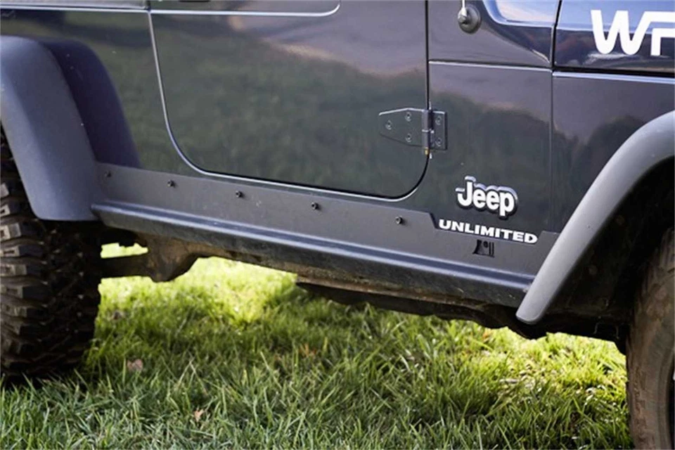 Rocker Panel Guard-Unlimited Rugged Ridge 11504.16 fits 04-05 Jeep Wrangler