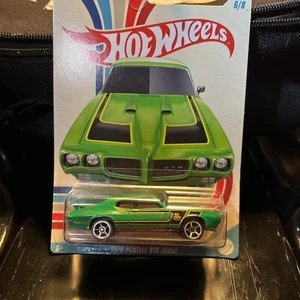 2023 Hot Wheels American Steel #6 1970 Pontiac GTO Judge GREEN METALLIC | FSC - Picture 1 of 4