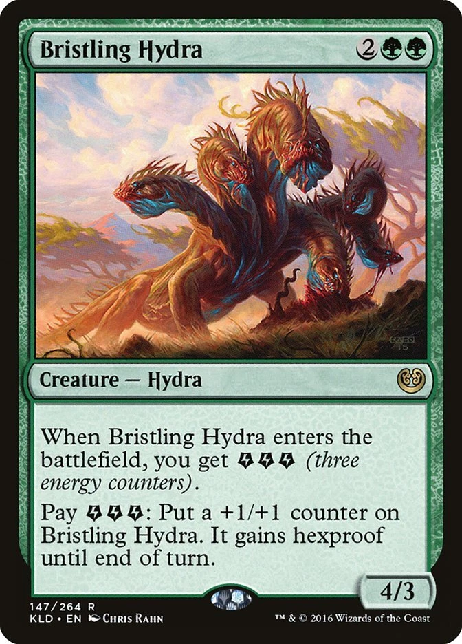 1x Bristling Hydra *FOIL* - NM - Kaladesh - SPARROW MAGIC - Image 1 of 1