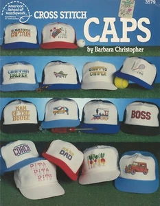ASN Cross Stitch Caps/Cross Stitch Pattern Leaflet - Picture 1 of 2