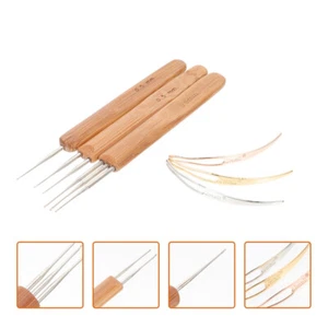 Set treccia capelli uncinetto aghi gancio per intrecciare accessori Dreadlock - Foto 1 di 12