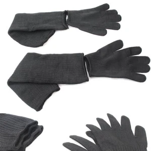 Schnittfeste Handschuhe Sicherheit Stichfest Draht Edelstahl Metallgitter Metzger - Bild 1 von 9