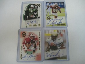 2001/2002 Press Pass Autograph 4 Items 