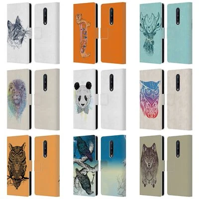 OFFICIAL RACHEL CALDWELL ANIMALS 3 LEATHER BOOK CASE FOR BLACKBERRY ONEPLUS - Image 1 of 4