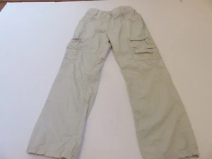 Hanna Andersson girls Khaki cargo pants 130 US 8 EUC - Picture 1 of 5