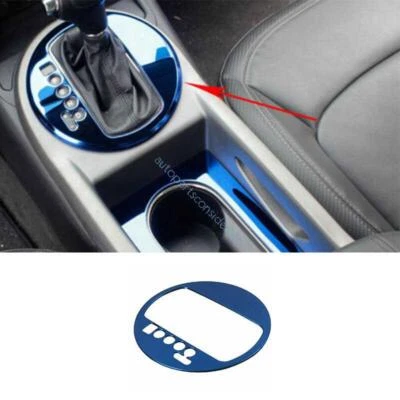 Marco de cambio de marchas consola central de acero azul para Kia Sportage R 2011-15 2016 Foto 1 de 4