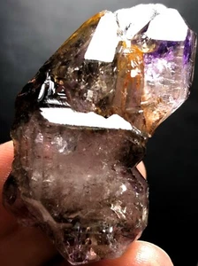 37g 1 grado diamante! Cristal de cuarzo amatista esquelético Super Seven Y34 - Imagen 1 de 7