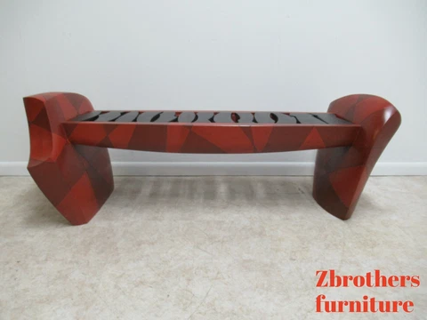 Custom Joel Urruty Post Modern Bench Seat Settee 2000 Cover