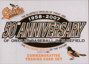 2007 Bluefield Orioles 50th Anniversary Grandstand #NNO Logo Checklist - NM Card