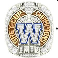 2021 Winnipeg Blue Bombers Grey Cup Team Ring Wooden Display Box Gift