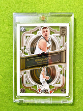 NIKOLA JOKIC CLEAR CARD JERSEY #15 NUGGETS SP 2022-23 Elite Nikola Jokic DECK SP