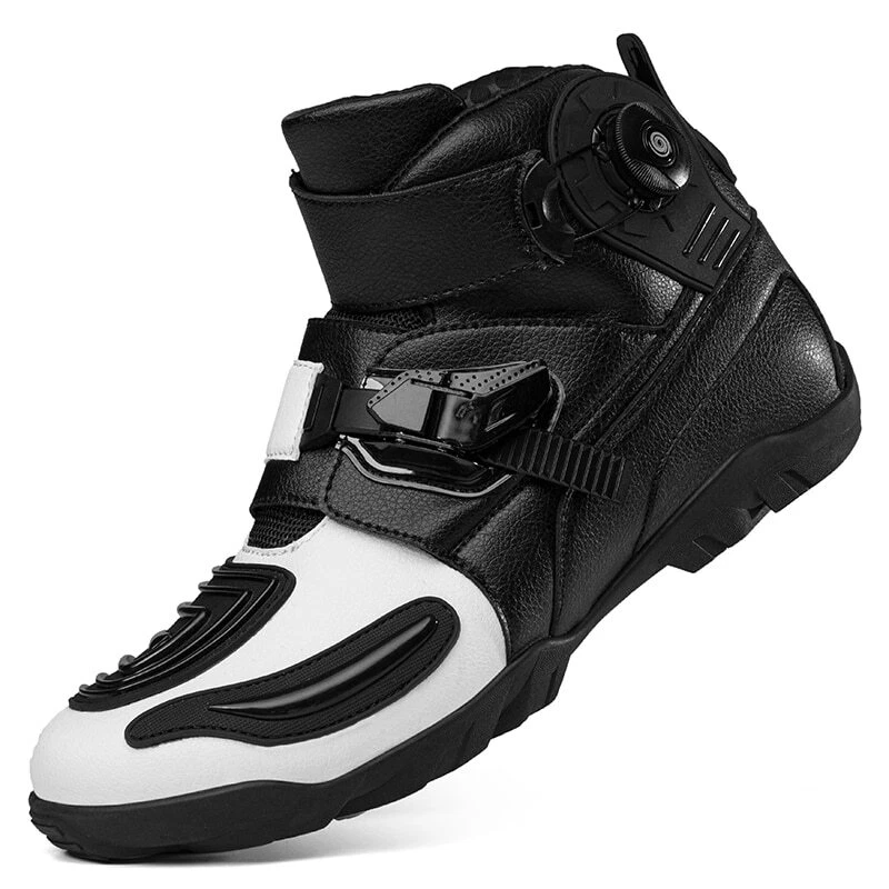Professional Men Motorcycle Boots Motocross Off-Road Riding Biker Sports Shoes - Image 1 of 4