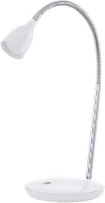 EGLO Schreibtischlampe DURENGO Bürolampe 3W weiß verstellbar EEK:D (Spek. A-G) - Bild 1 von 4