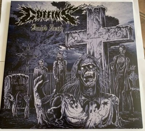 Coffins - Buried Death “frozen styx” turquoise colored vinyl LP death metal - Picture 1 of 4