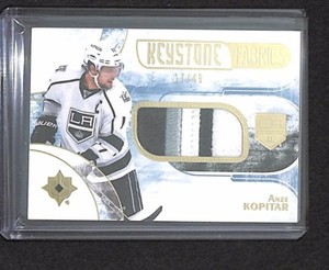 2016-17 Upper Deck Ultimate Collection Keystone Fabrics #KF-AK Anze Kopitar