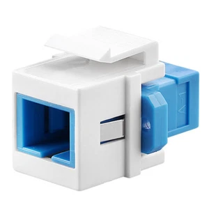 Keystone Jack SC Fiber Optic Module Adapter SC f / F Keystone Module Coupler - Photo 1/6