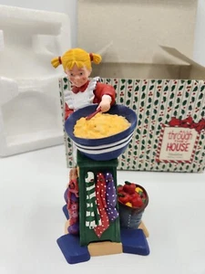 Département 56 Tout au long de la maison "Madeline faisant des biscuits" Village de Noël - Photo 1/6