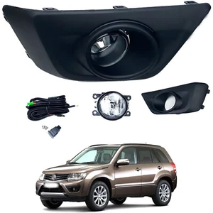Bumper Fog Driving Lights For Suzuki Grand Vitara 2012 - 2017 Set w/Bulb Wire - Picture 1 of 15