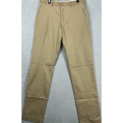 J Crew Ludlow Pants Mens 34X36 Chinos 3XDry Tan Slim Fit NEW - Image 1 of 4