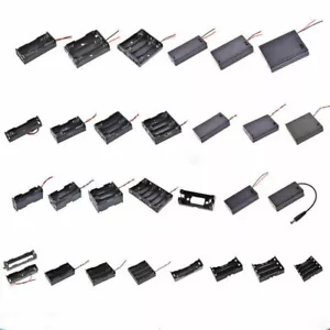 Battery Holder for 1 2 3 4 6 8 10 x Mignon AA Micro AAA Battery Box Case - Picture 1 of 33