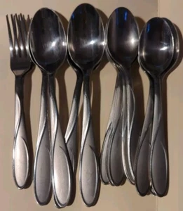 16x LOT- CAMBRIDGE 0-21 Flatware Silverware Forks, Spoons Stainless Steel VG f/s - Picture 1 of 9