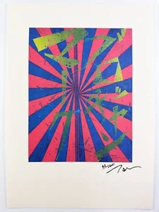 TAKASHI MURAKAMI Original Vintage Art Print Lithograph Signed Limited with COA - Picture 1 of 3