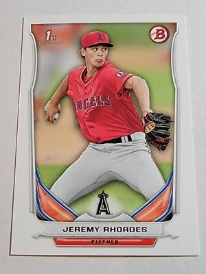 2014 Bowman Draft Baseball #DP113 Jeremy Rhoades - Image 1 of 2