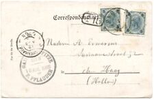 Austria 1902 PPC to Netherlands w/5h (x2), "GAISBERGSPITZE 1286m" d.s.