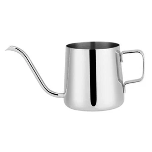 Drip Coffee Pot Long Gooseneck Spout Kettle Cup Tea Tool Stainless Steel Silver - Picture 1 of 12