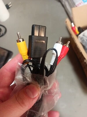AV RCA Video Cable Cord for GameCube Nintendo 64 Super Nintendo GCN N64 SNES - Image 1 of 4
