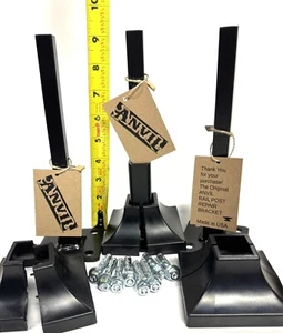 4"" Handlauf POST REPARATUR Beinsockel KEIN SCHWEISSEN rutscht in 1"" POSTEN Abdeckungen Schrauben PP - Bild 1 von 13