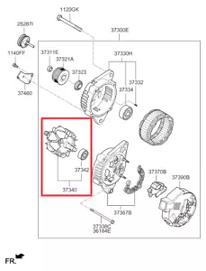 GENUINE BRAND NEW ROTOR ASSY-GENERATOR HYUNDAI LAVITA 2001-2005 1.8L - Picture 1 of 2
