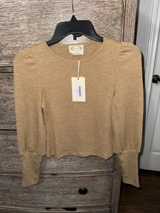Mia Joy Lynne top in brown sugar Sz 12 NWT - Picture 1 of 3