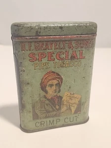 Rare Original B. F. Gravely & Sons Pipe Tobacco Pocket Tin Henry County Virginia - Picture 1 of 15