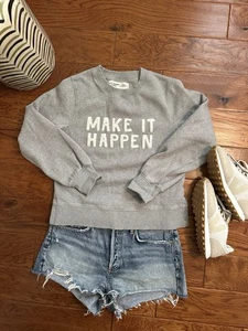 Anthropologie Late Summer Flowers Gray Sweater Size S - Bild 1 von 6
