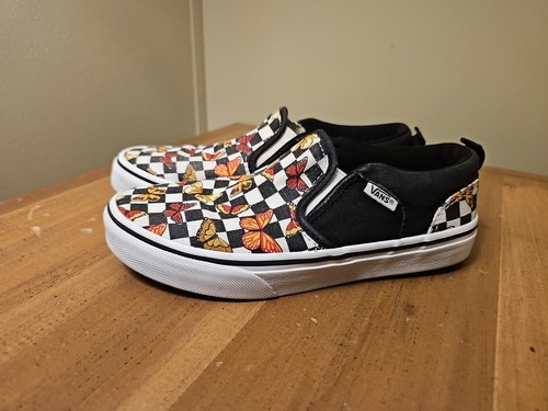 VANS ASHER BUTTERFLY CHECKR scarpe per RAGAZZA taglia (GIOVENTÙ) 3