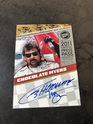 2011 Press Pass Certified Chocolate Myers #LGA-CM / - Image 1 of 2