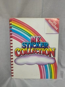 Raro album libro vintage Lisa Frank anni 80 collezione My Sticker rilegato a spirale - Foto 1 di 14