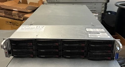 Supermicro 12 bay Server SYS-6029U-TRT Xeon Skylake 32 Core 128GB DDR4 4x NVMe - Image 1 of 4