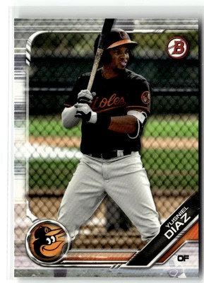 2019 Bowman #BP-109 Yusniel Diaz Prospects - Image 1 of 2