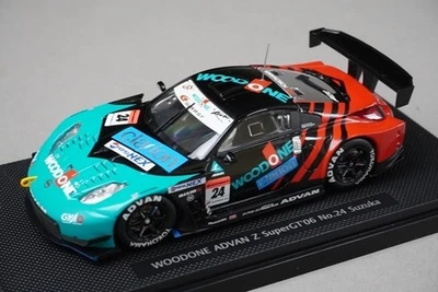 1:43 EBBRO 43828 Nissan Wood One Advan Z Super GT500 Suzuka 2006 #24 model car - Image 1 of 4