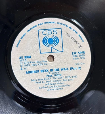 Pink Floyd RARE Zimbabwe Press Another Brick Zeppelin, Dire Straits, The Doors - Image 1 of 2