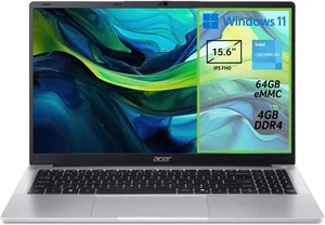 Acer Aspire  PC Portatile, Notebook, Processore Intel Celeron N4500, RAM 4 GB DD - Foto 1 di 12