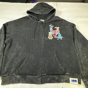 Sudadera con Capucha Looney Tunes DC Cremallera Completa Warner Brothers 100 Negra XL #2465 - Imagen 1 de 18