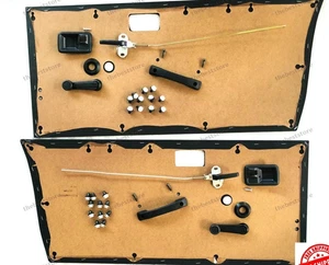 For SUZUKI SAMURAI SJ410 SJ413 SIERRA GYPSY INSIDE COMPLETE DOOR PANEL KIT - Foto 1 di 9