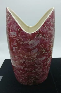 🎄Vintage McCoy Pottery Red MCM Vase - Picture 1 of 7