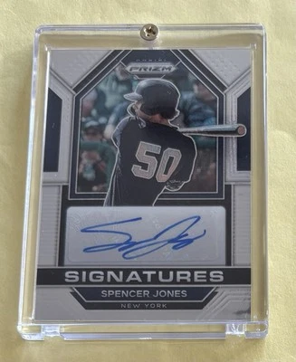 2023 Panini Prizm Spencer Jones Signatures Auto #SIG-SJ Yankees Prospect (W) - Image 1 of 2