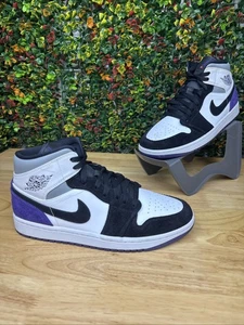 Nike Air Jordan 1 SE Mid Varsity Purple High TopSneaker Shoes 852542-105 Men 9.5 - Picture 1 of 11